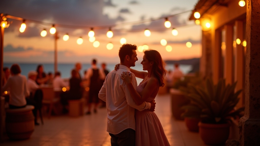 Summer terrace dance gatherings promotion